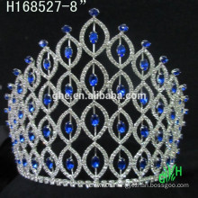 New designs rhinestone royal accessories cheap tall pageant crown a tiara